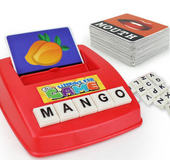 English alphabet card machine teaching