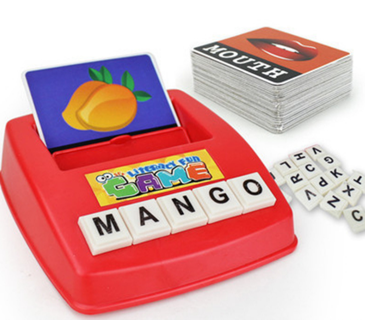 English alphabet card machine teaching