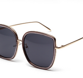 Big Square Sunglasses Women Transparent