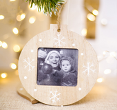 DIY Wooden Photo Frame Christmas Decoration