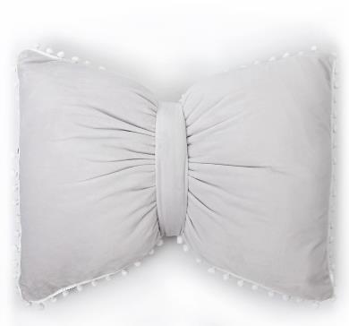 Lovely ball bow tie pillow blanket Nordic ins bedside sofa cushion pillow quilt
