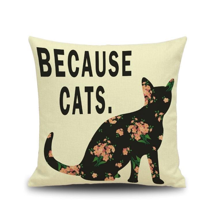 Creativeretro cartoon ins pillowcase coffee shop bar sofa cushion cover car pillow without core