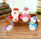 Christmas decorations light with light Snowman Nightlight rice crystal Snowman Christmas tree ornament ornaments