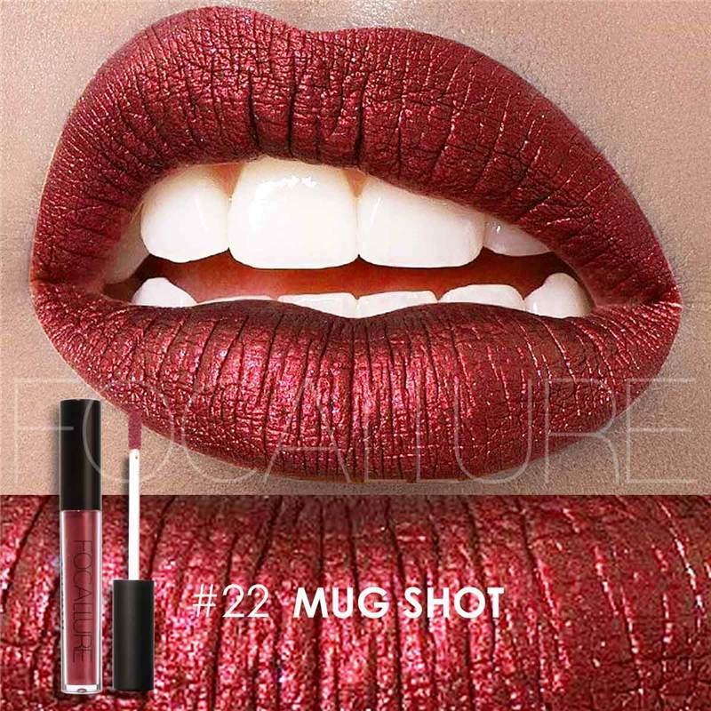 5 Colors Matte Liquid Lipgloss Metallic Lipstick