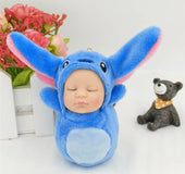 The factory sells sleeping dolls, plush toys, sleeping baby keys, small pendants, creative gifts dolls