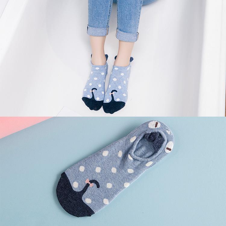 Cartoon cute cotton female socks