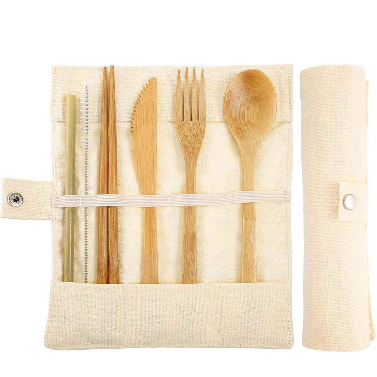 Bamboo cutlery set
