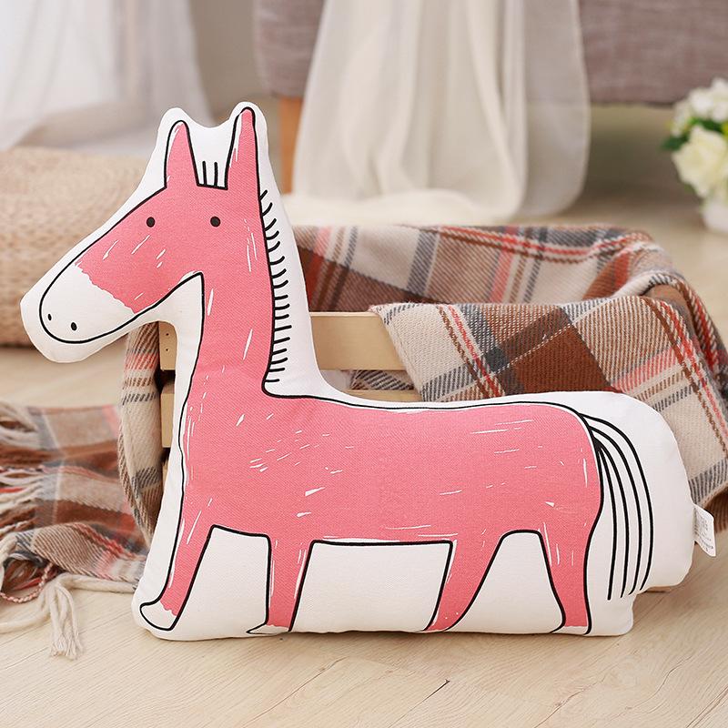 Ins series of new creative Home Furnishing decoration and the wind animal plush toys wholesale custom pillow series