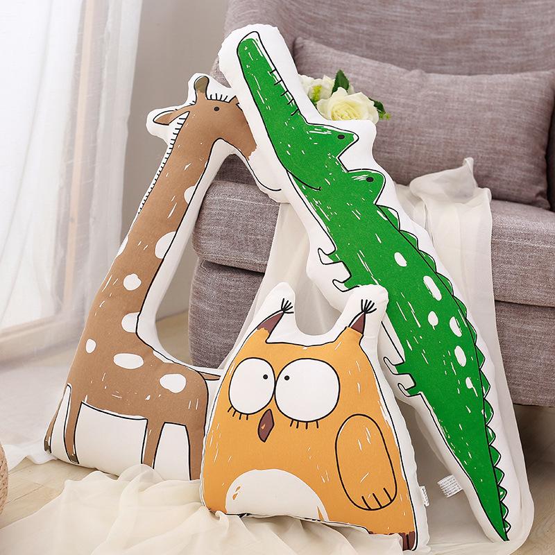 Ins series of new creative Home Furnishing decoration and the wind animal plush toys wholesale custom pillow series