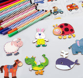 Children watercolor drawing board set early childhood educational toys