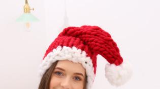 Christmas hat with pompom