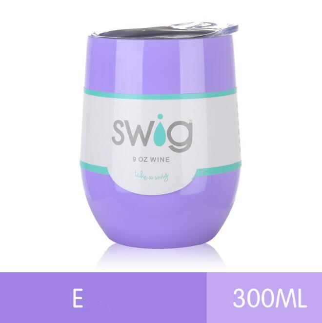 2020 hot drink cups 9 унц. the egg in the form of a 304 stainless steel drink Tumber mug lid wine beer vacuum thermos cup