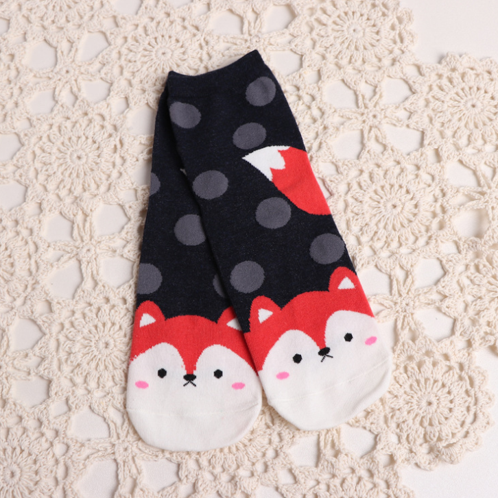 Cartoon animal in tube socks