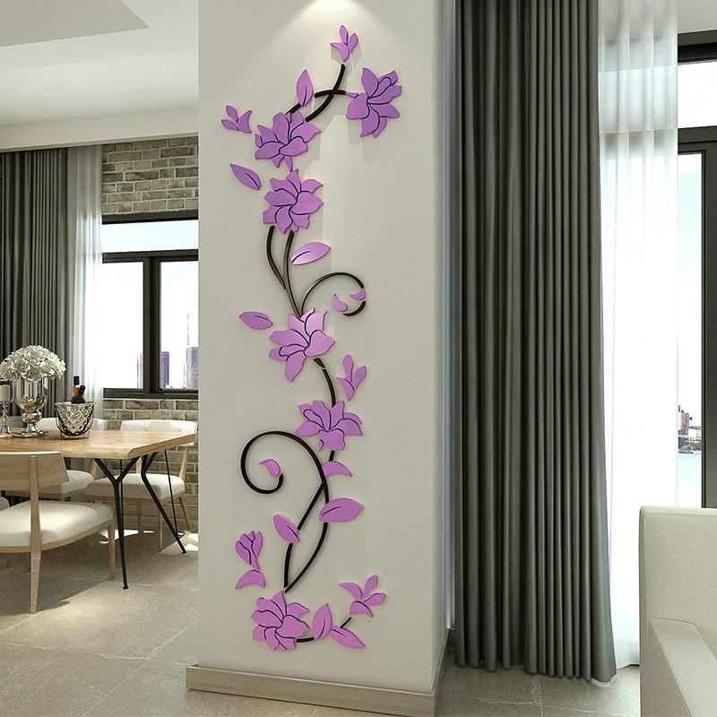 Acrylic 3D Crystal Wall Sticker