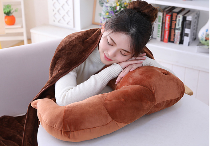 Creative boyfriend arm shape muscle male plush pillow cushion