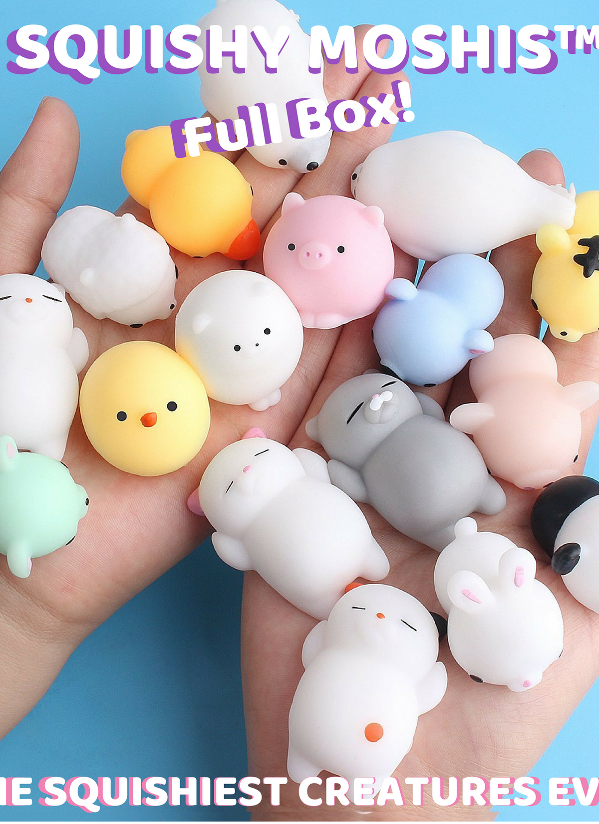 Squishy Moshis™ - Full Box 14 + 2 EXCLUSIVE BONUS