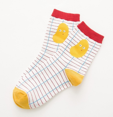 Cartoon student socks