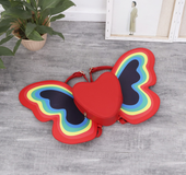 Japanese and Korean new heart-shaped creative beautiful butterfly design 2 color backpack female