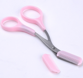 Herramientas de belleza tijeras para cejas con peine para cejas