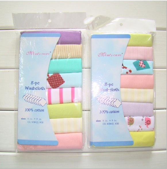 8pcs/pack  Cotton Newborn Baby Towels