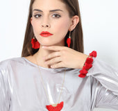 Tassel earrings female