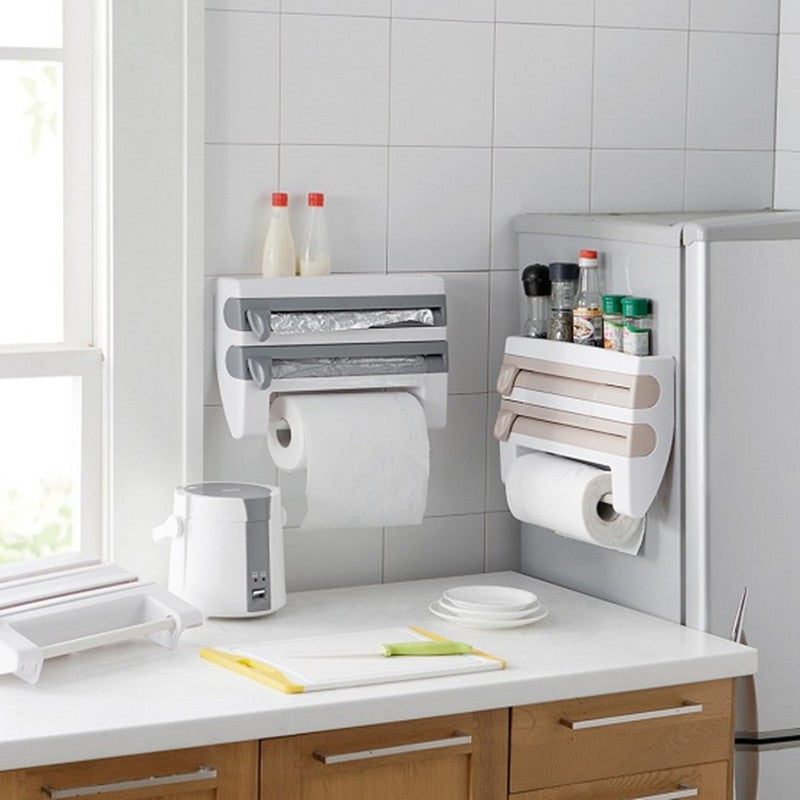 Dispensador de rollo de cocina 4 en 1