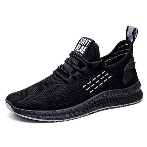 Men's sports shoes flying three bars casual men's shoes