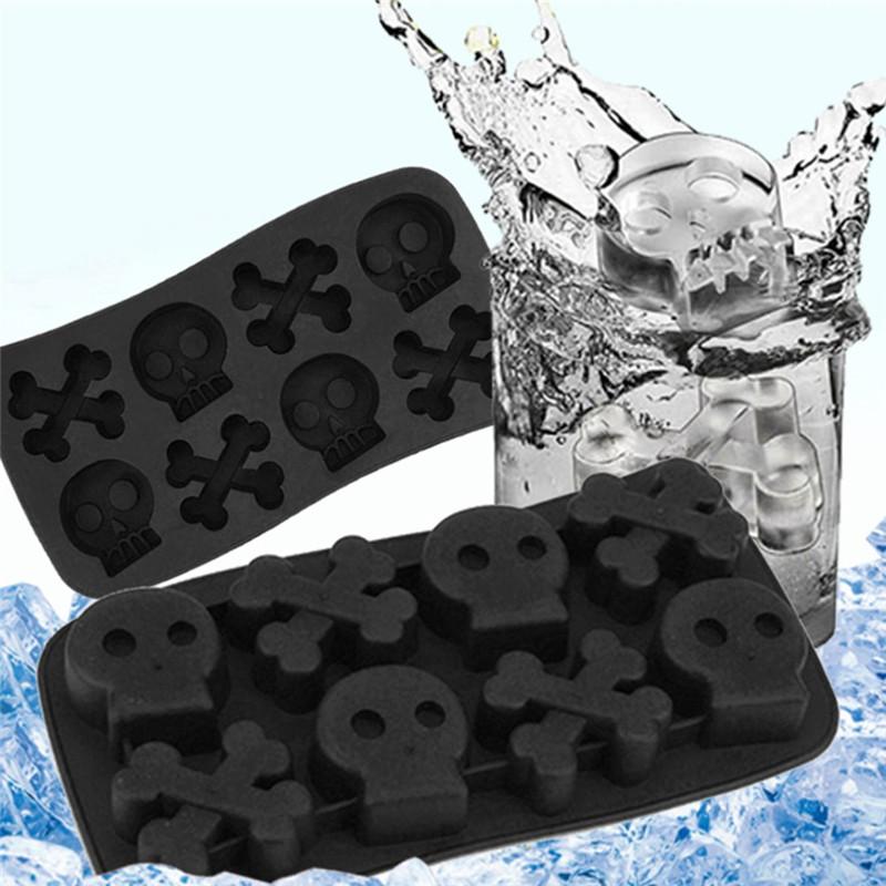 Shantou Ice Cube Creative Ice Cube Mould TPR Ice Mold Halloween Skull Ice Cube
