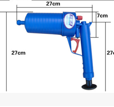Pistola destapadora de cañerías a presión
