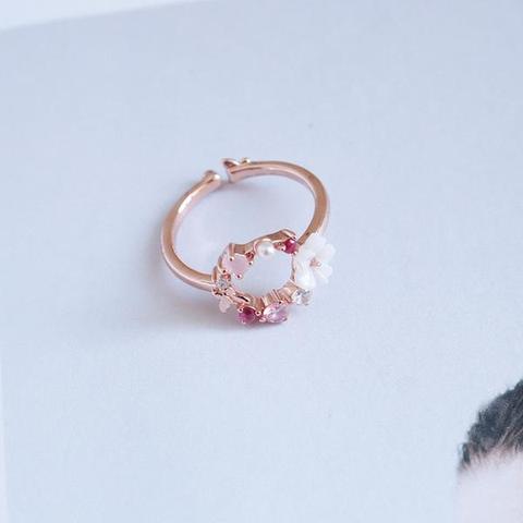 Anillo Corona de flores