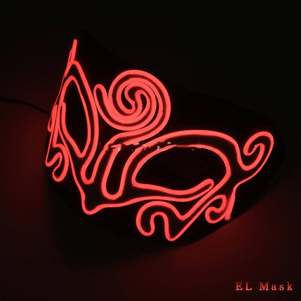Party halloween EL glow mask