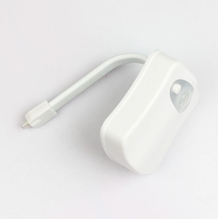 The new 8 color toilet lamp hanging human toilet cover light induction of creative gifts selling LED Nightlight