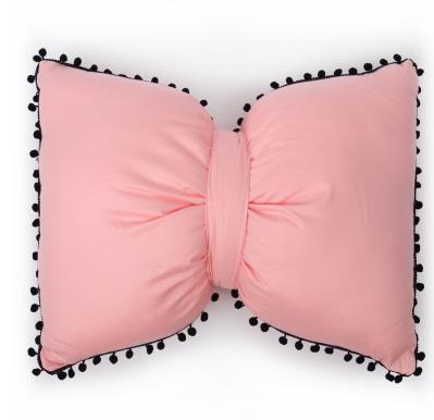 Lovely ball bow tie pillow blanket Nordic ins bedside sofa cushion pillow quilt
