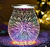 3D glass electric aromatherapy lamp