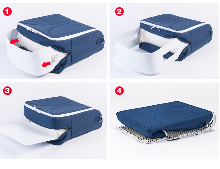 Bolsa De Mamá Con Cama Plegable