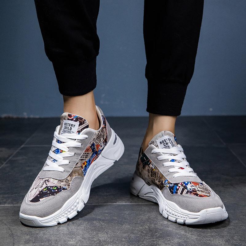 Doodle wild casual sports men's shoes