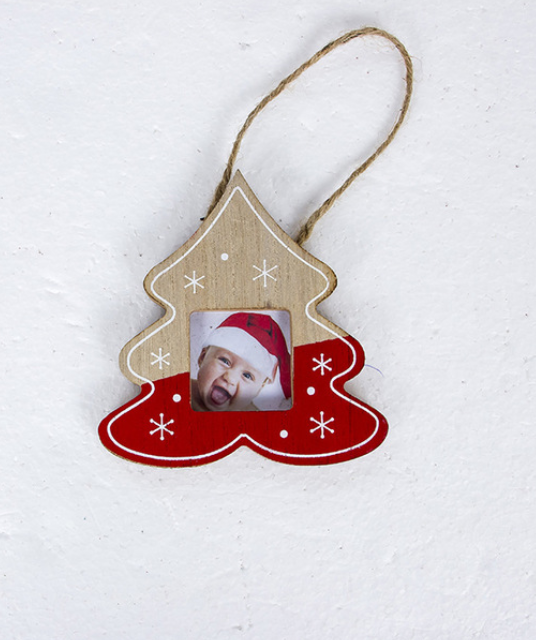 DIY Wooden Photo Frame Christmas Decoration