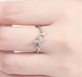 Adjustable Plane Ring Women