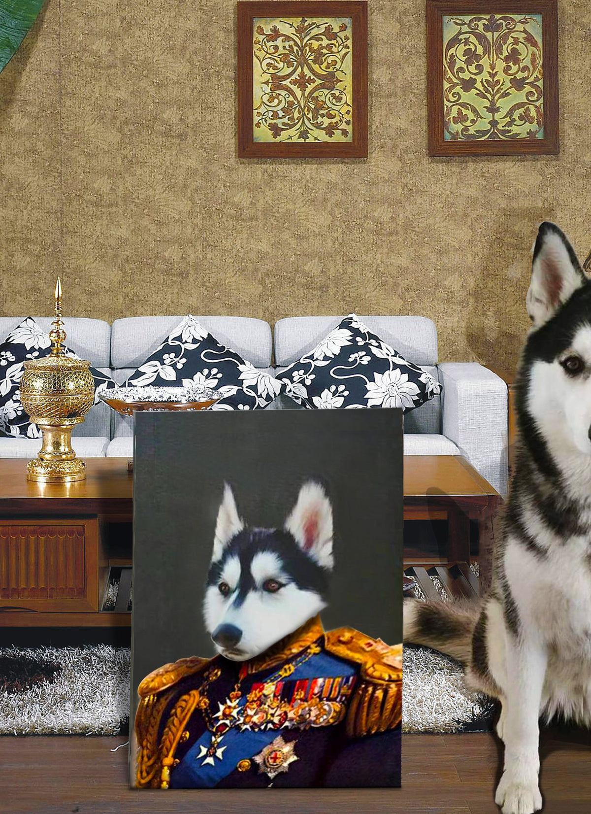 Personalized Pet Canvas Portrait