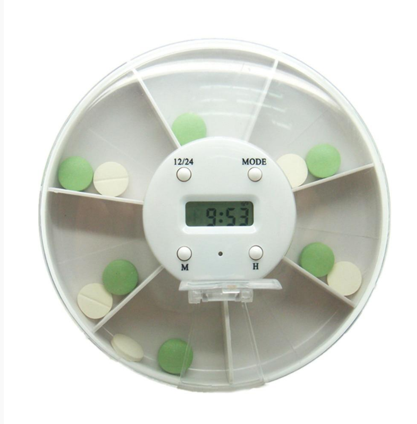 Medicine Storage Box Electronic Timing Reminder Medicine Boxes Alarm Timer Pills Organizer Pill Drug Container