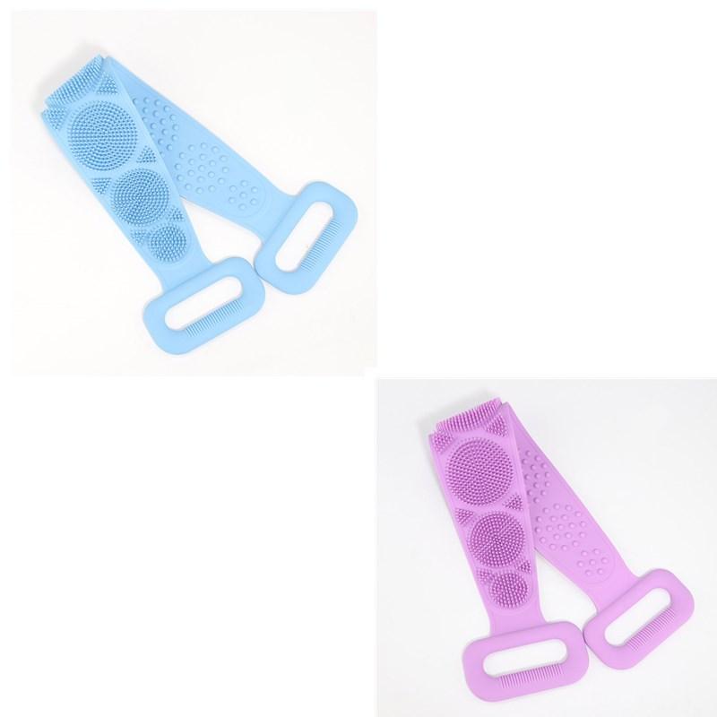 Bath towel silicone rubbing back towel