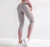 Gym High Waist Leggings Women Knitted Workout Running Yoga Pants