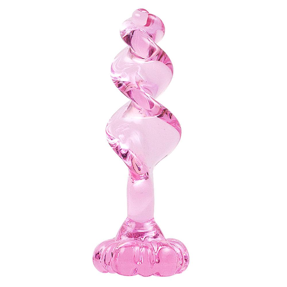 Crystal glass anal plug adult products