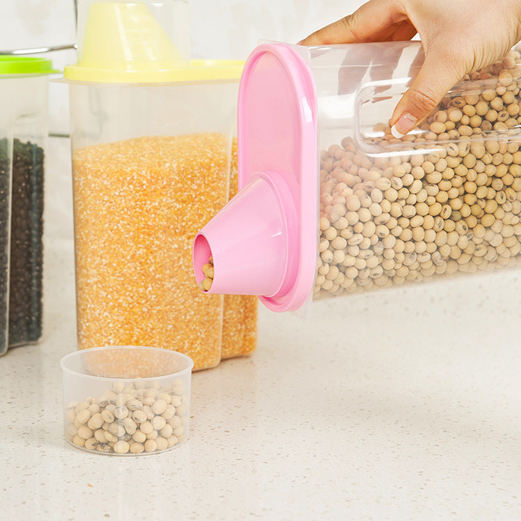 Contenedor De Plástico Para Granos Y Cocina