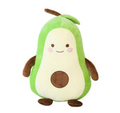 Avocado Plush Doll girl sleeping on big pillow