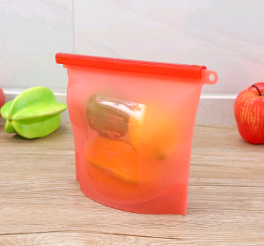Silicone fresh-keeping bag vacuum sealed