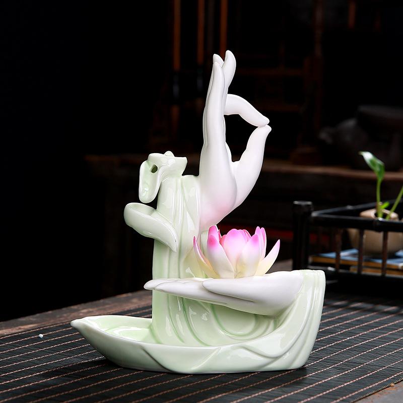 Purple sand back incense burner home indoor aromatherapy furnace