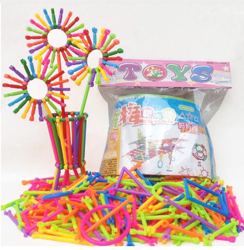 Assembled Building Blocks DIY Smart Stick Plastic Blocks
