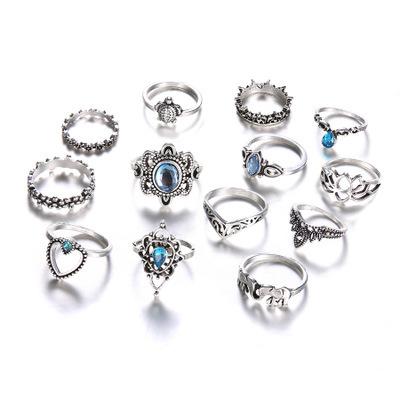 Vintage Diamond Embroidered  13 Piece Set