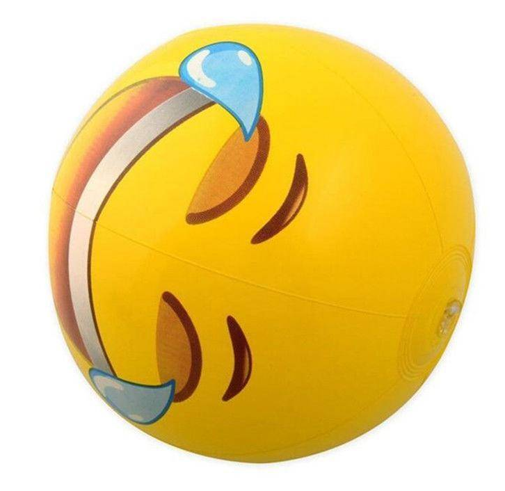 Inflatable smiley ball pvc inflatable beach ball fun expression ball